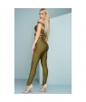 Olive Off The Shoulder Bandage Jumpsuit