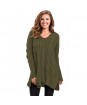 Army Green Oversized Cozy up Knit Sweater