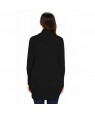 Black Super Soft Long Sleeve Open Cardigan