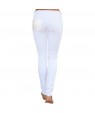 White Distressed Jeans for Women