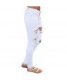 White Distressed Jeans for Women