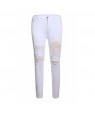 White Distressed Jeans for Women